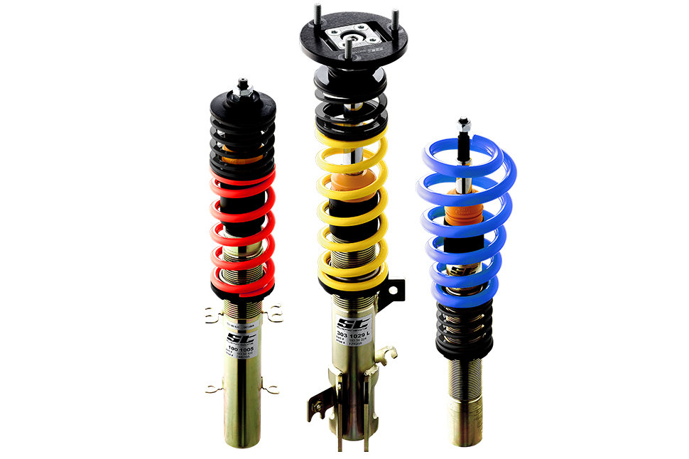 With all three ST coilover kits, every Audi A3 of the 8P series has more direct handling without sacrificing residual ride comfort.