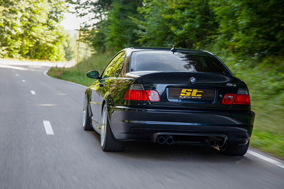 Besides, with the ST XTA Coilover suspension the driving dynamics and ride comfort can be further fine-tuned with the adjustable rebound damping in just a few easy steps.
