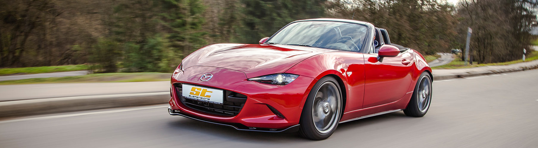 Upgrade your Joyride: Mazda MX-5 (ND) lowered with a coilover kit from ST suspensions