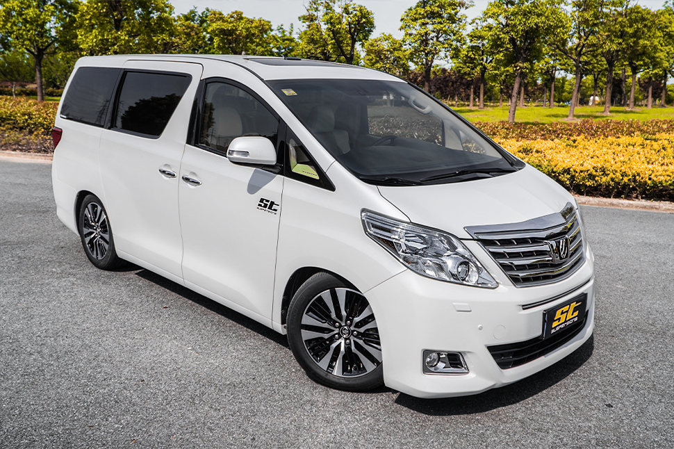 An adjustable ST XA coilover suspension is now available for the 2008 - 2015 Toyota Alphard and Toyota Vellfire (AH20).