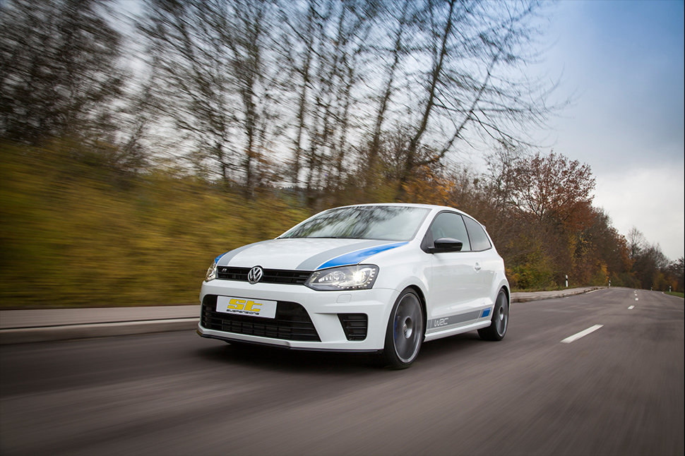 The ST coilover kits for the Polo have a suspension setup that was determined in numerous road tests and long-term tests, that provides a more direct handling and better grip at a sporty driving style.