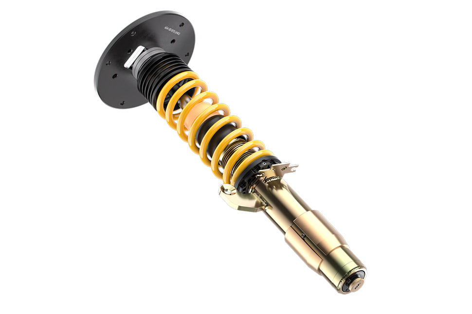 The used KW dampers can be individually tuned in the low-speed and high-speed compression stage each with 24 clicks.